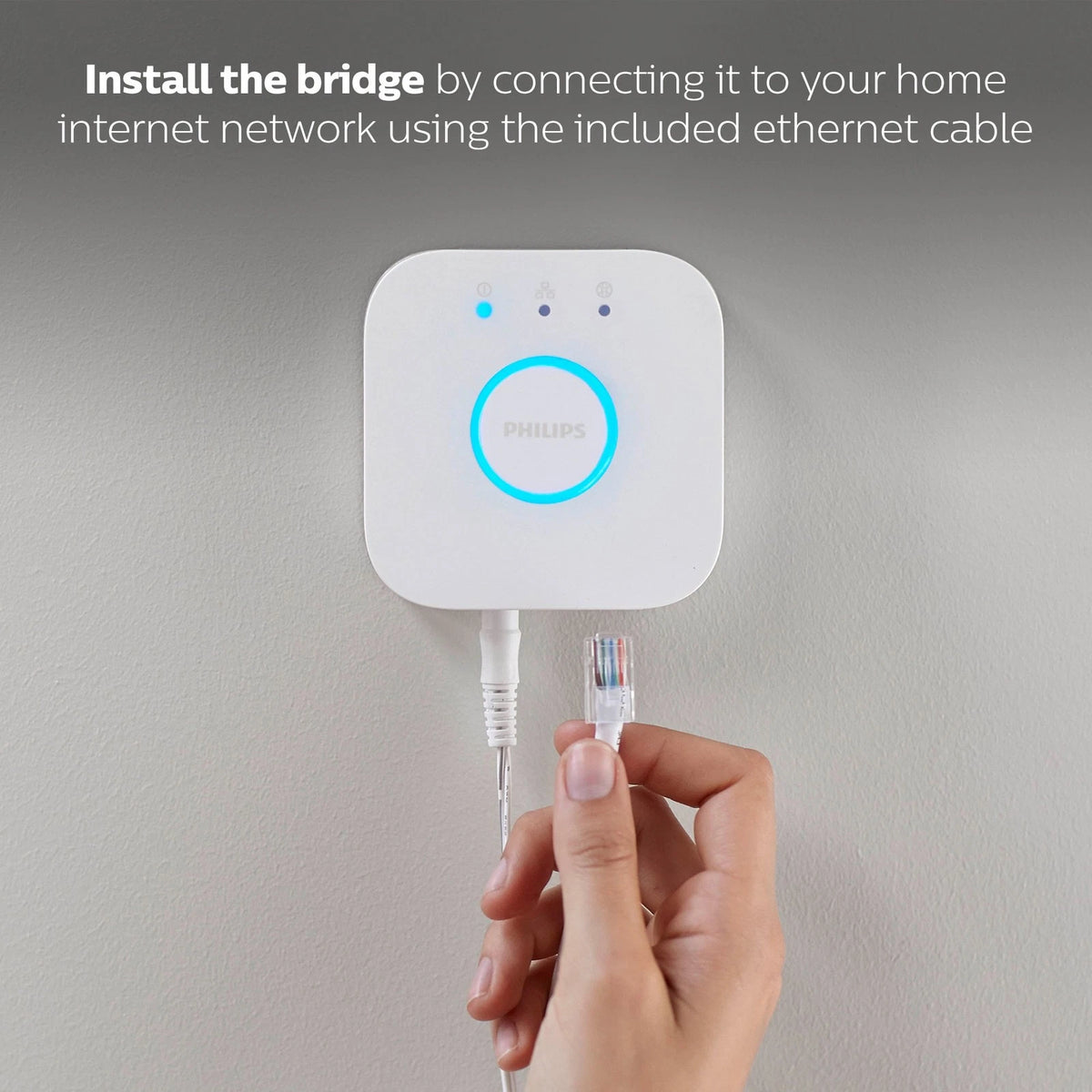 Philips Hue Bridge for Smart Lighting (1 Count)