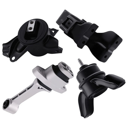4Pcs Motor & Transmission Mount Kit for Hyundai Sonata 2.4L L4 (2011–2014)