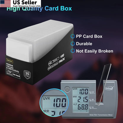 Set of 200 Card Sleeves for Toploaders and Penny Sleeves