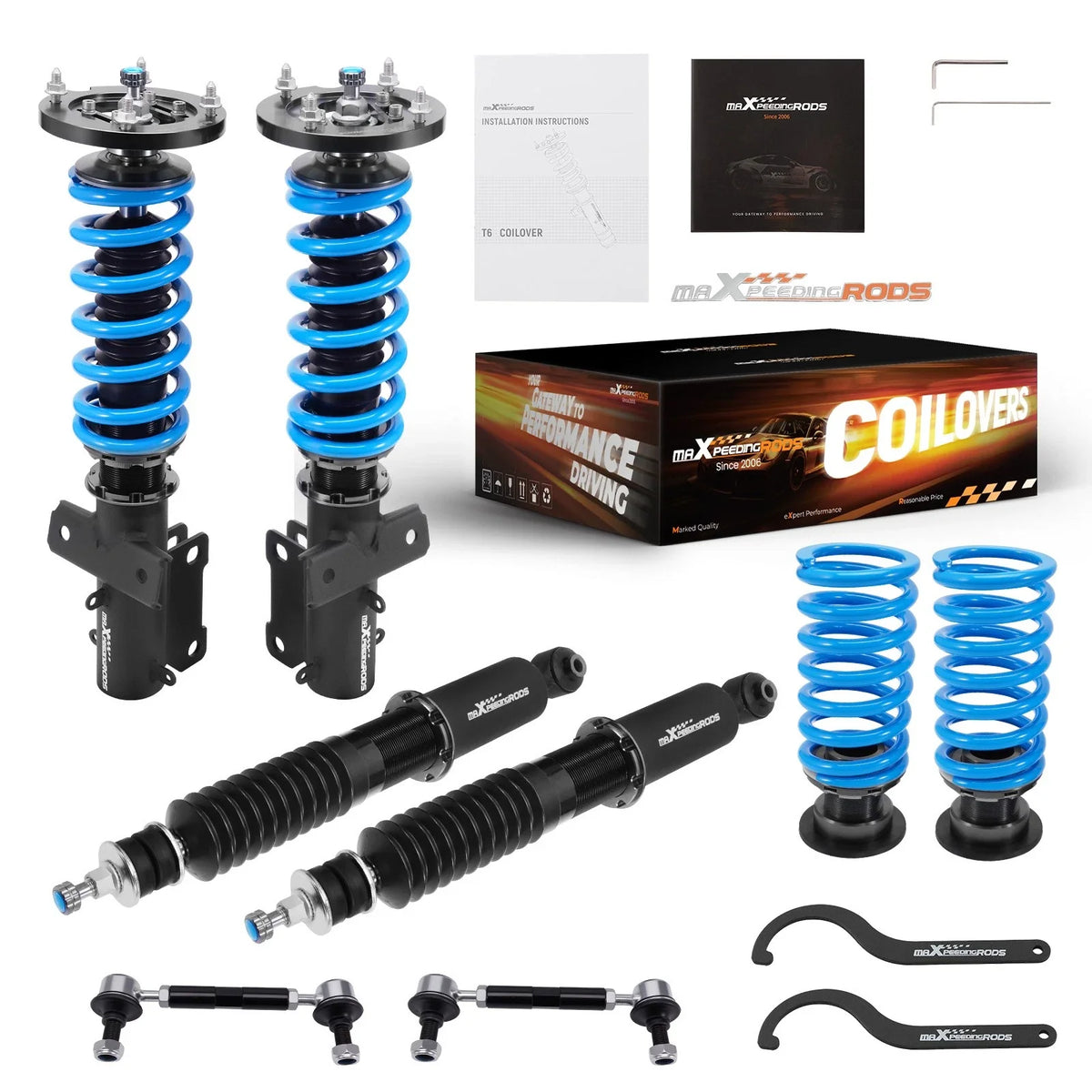 Maxpeedingrods T6 Coilovers for Ford Mustang (2005–2014) Suspension Kit