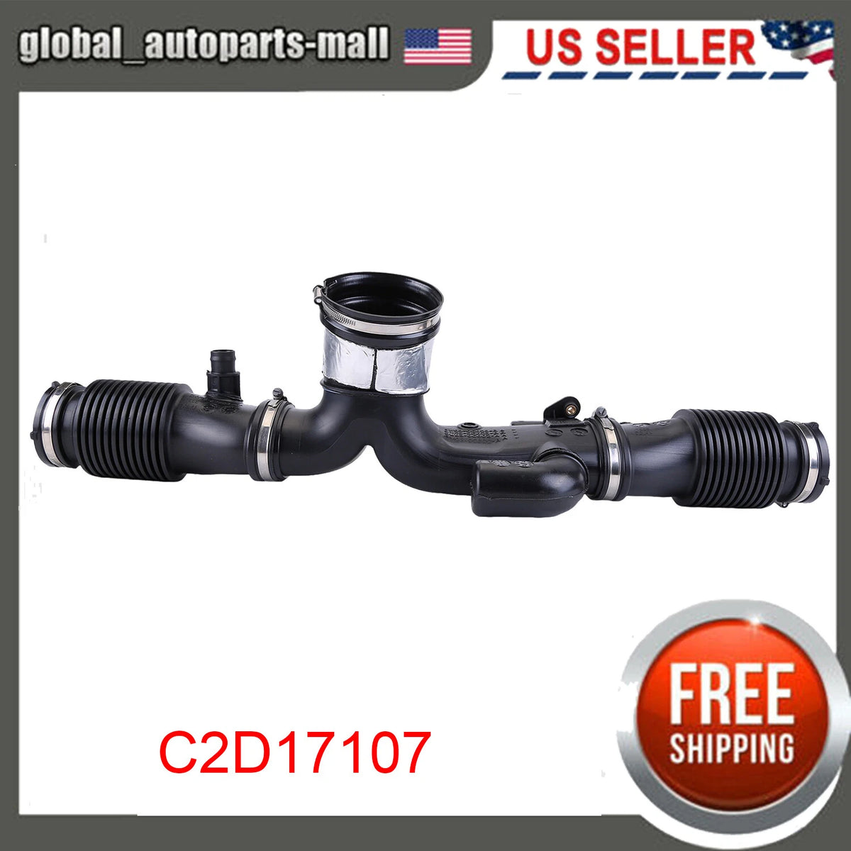Air Intake Resonator Hose Tube for Jaguar XJ XF (2009–2015) C2D17107