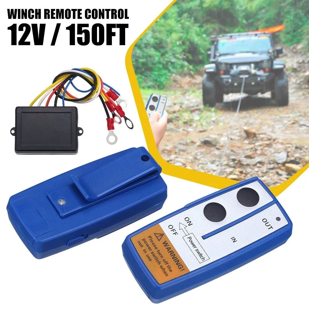 Wireless Recovery Winch Control Remote Kit for Polaris RZR 900 (12V)