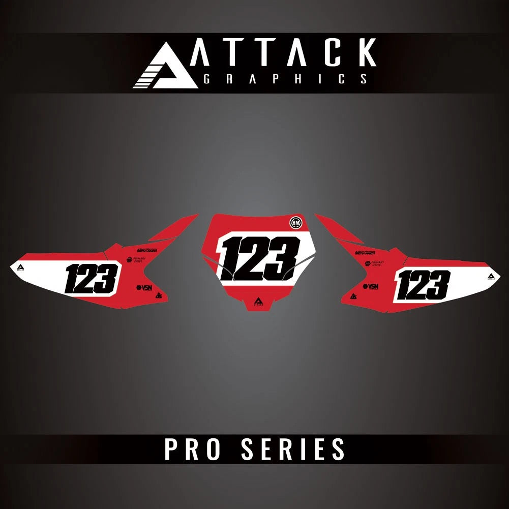 Pro Series Number Plate Backgrounds for GAS_F_08_PRO (Fits 2008–2010)