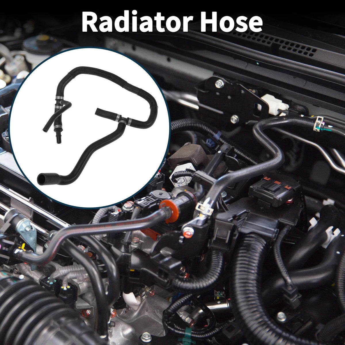 Radiator Hose Warm Air Outlet Pipe for Ford Explorer (2011–2019) FB5Z18472A Rubber