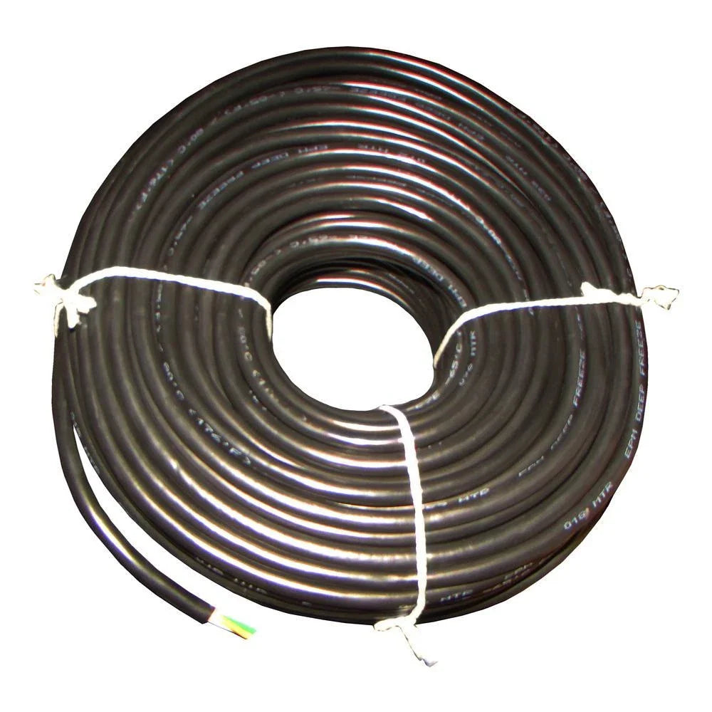 14 Gauge 4 Wire Trailer Light Wiring 50 ft Roll - Black Flexible