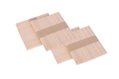 200 Count Wooden Craft Sticks for Food Use