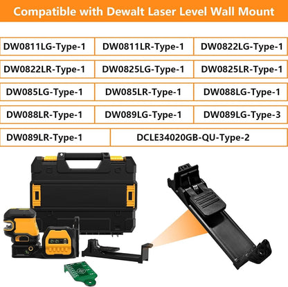 Replacement Wall Mounts for Dewalt Laser Level (1 Pack)