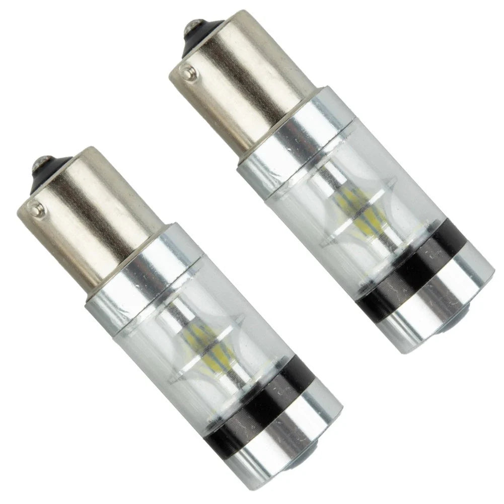 2X 100W 1156 Light Bulbs BA15S 382 1000LM White