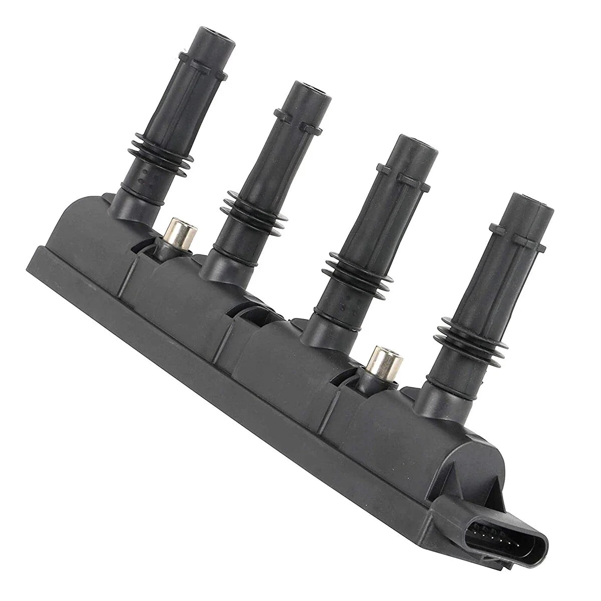 OEM Ignition Coil + 4 Spark Plugs for Buick Cadillac Chevy Cruze Sonic Trax (2011–2021) UF669