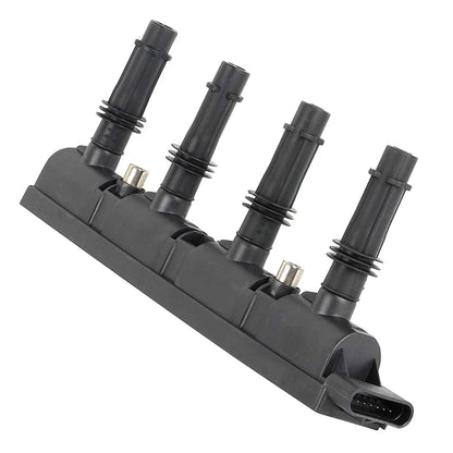 OEM Ignition Coil + 4 Spark Plugs for Buick Cadillac Chevy Cruze Sonic Trax (2011–2021) UF669
