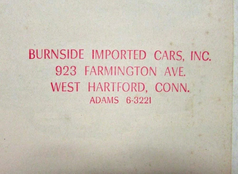 Borgward Sunroom Sedan Station Wagon Sales Folder (1957)