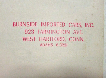 Borgward Sunroom Sedan Station Wagon Sales Folder (1957)