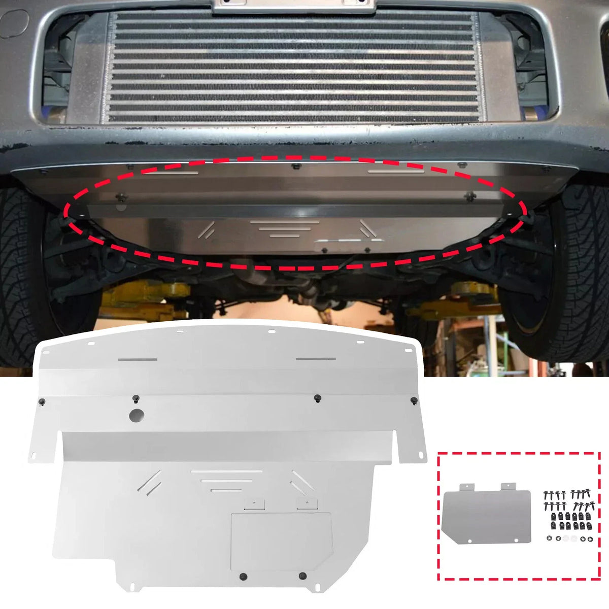 Engine Tray Splash Shield Guard for Nissan 350Z Infiniti G35 (2003–2009)