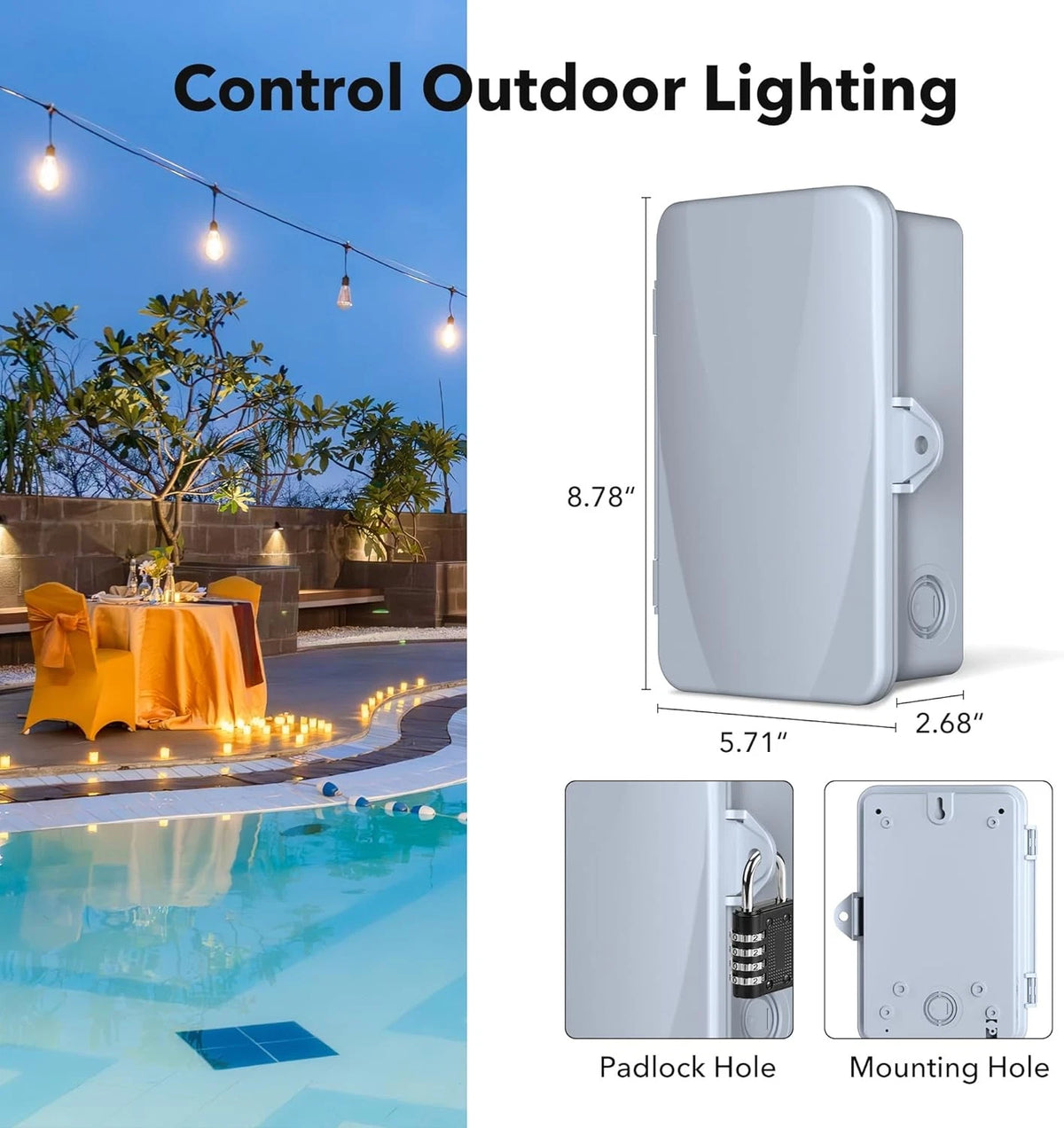 24Hr Programmable Pool Pump Timer for Pool