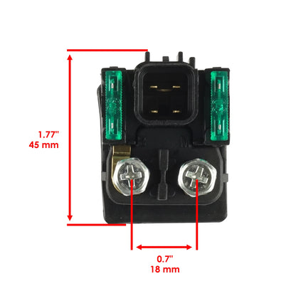 Starter and Relay Solenoid for Suzuki GSX-600F (1998–2006) AB321518744AD, 3110008F00, 3180021E20