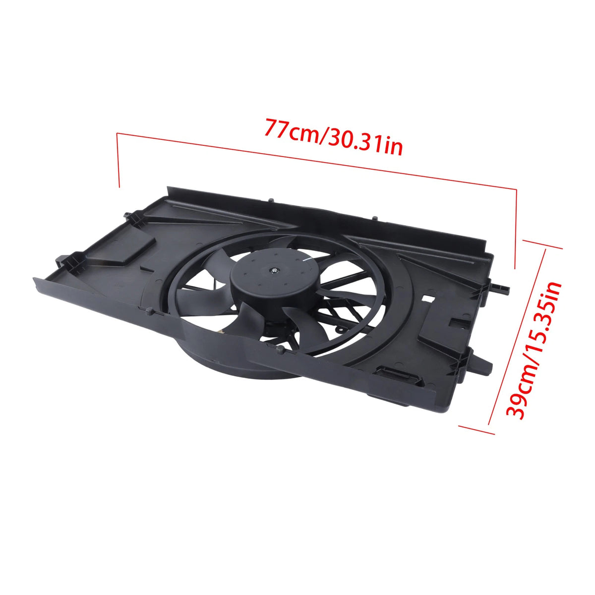Engine Radiator Cooling Fan Assembly for Chevrolet Pontiac (2005–2010) BCK97955K, 620635