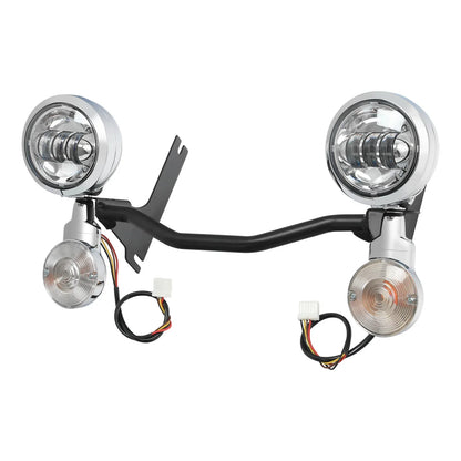 4.5" LED Spot Passing Lights for Harley Touring (2014–2024)