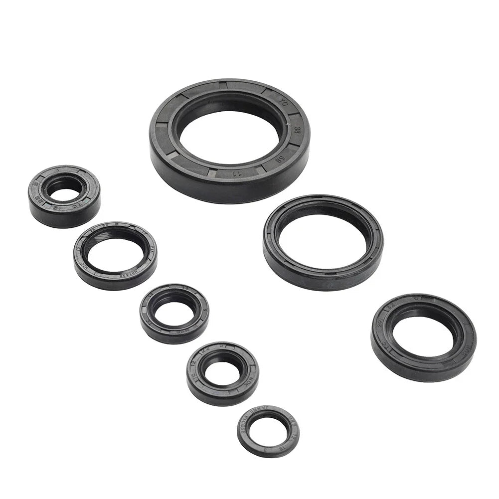 8 x Engine Oil Seal Kit for Honda CR250R CR500R (1988-2001)