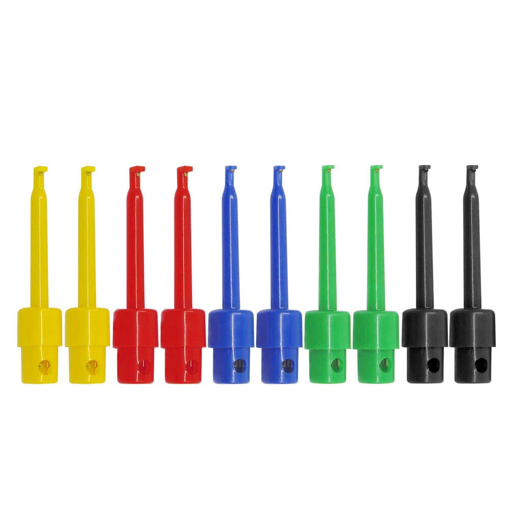 20PCS SMD IC Test Hook Clip Mini Grabber Insulated Copper for DIY Electrical