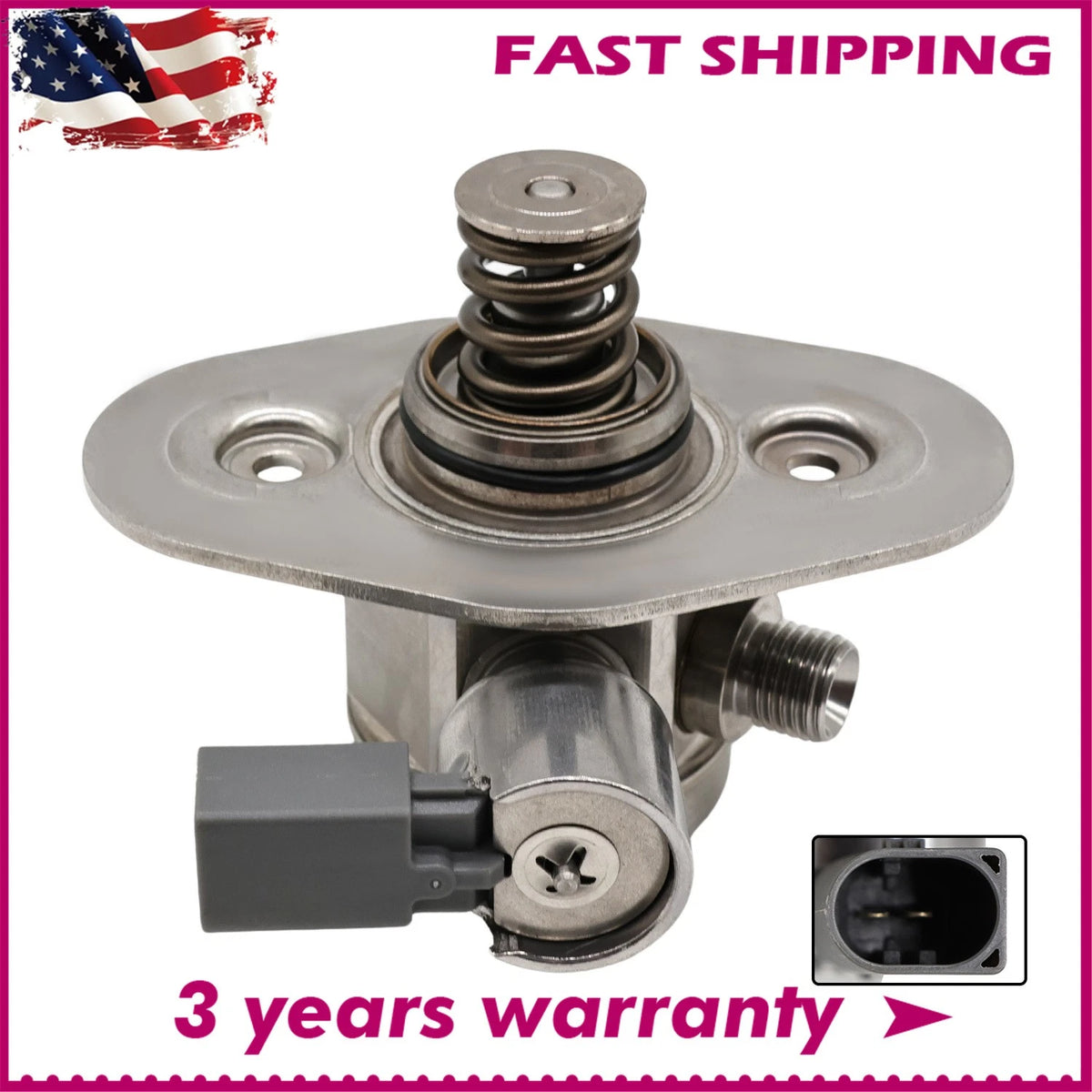 1x High Pressure Fuel Pump for BMW 320i 328i 428i 528i (2012–2019) 13517584461, HM10017