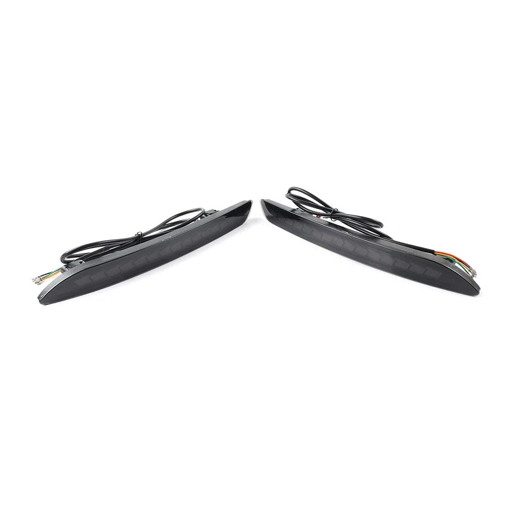 Rear Bumper DRL Turn Signal Brake Lamp Smoked Black for Honda Accord (2023–2024)