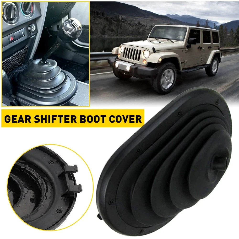 Shift Knob Shifter Boot Cover for Jeep Wrangler (2007–2010)