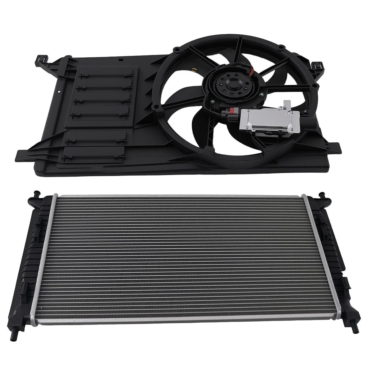 Radiator and Cooling Fan for Mazda 3 (2010–2013)