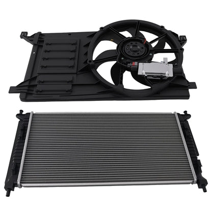 Radiator and Cooling Fan for Mazda 3 (2010–2013)
