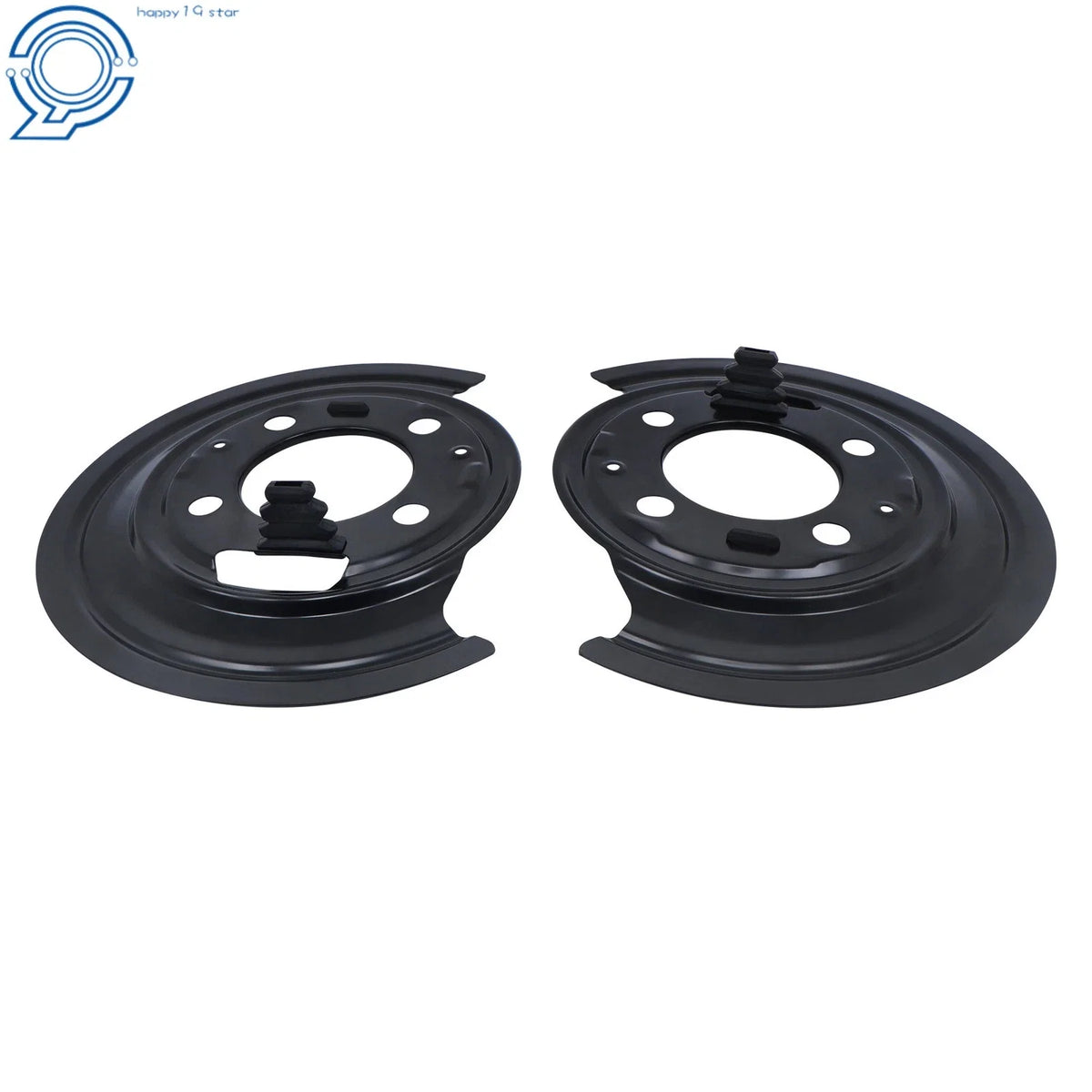 Set of 2 Rear Brake Backing Plates for Ram Truck 2500 3500 (2009–2010)