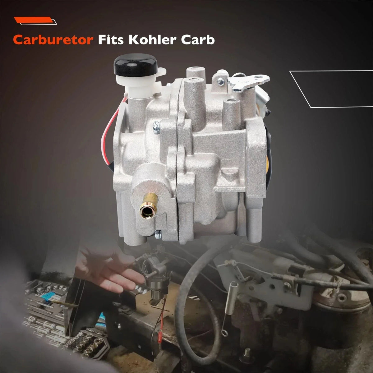 Carburetor Kit for Kohler CH740 CH730 (25HP) (24-853-34-S, 24-853-162-S, 24-853-93-S)