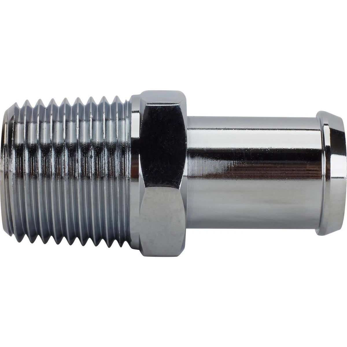 Short Chrome Heater Hose Fitting for 58666369