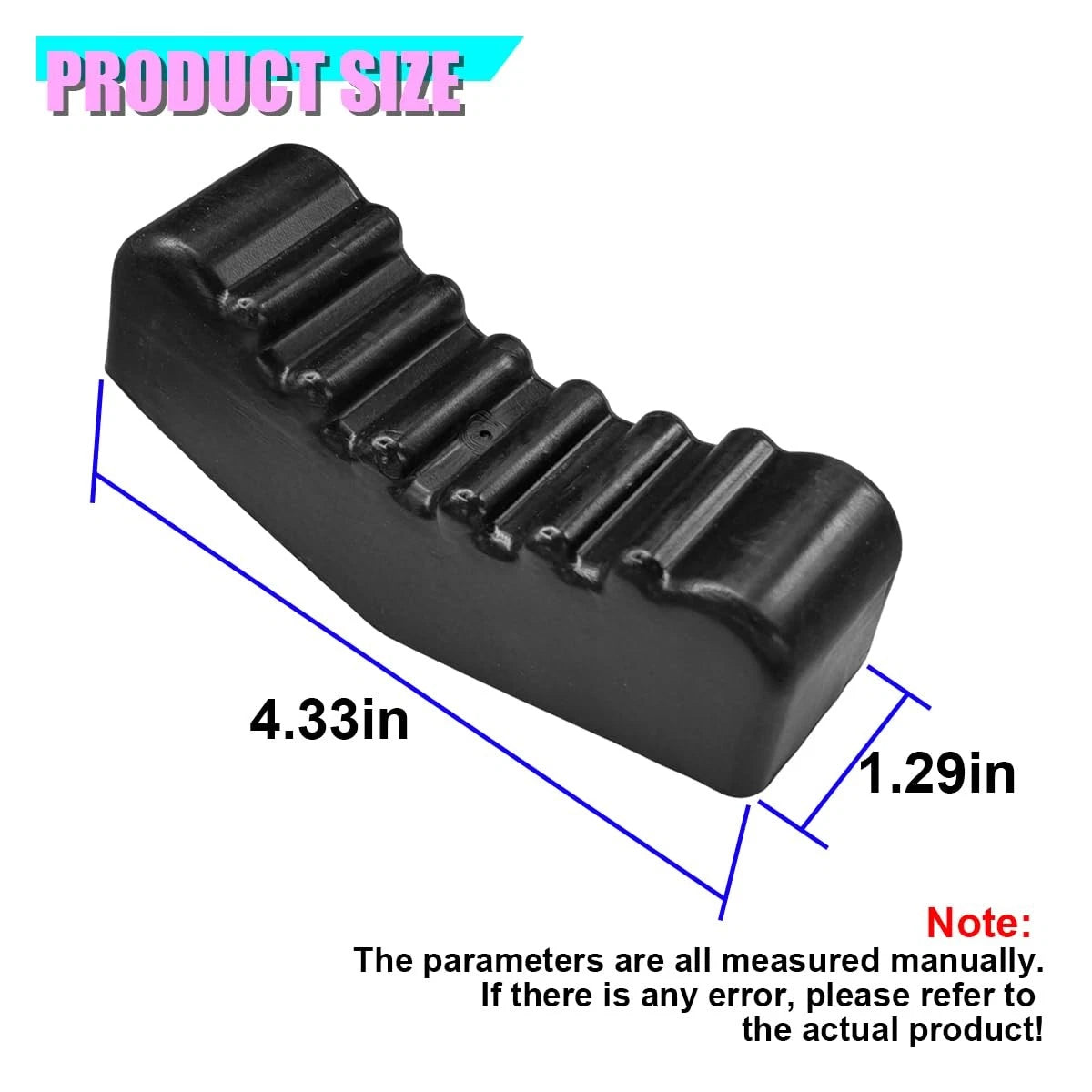 2X Heavy-Duty Non-Slip Car Jack Stand Pads for Universal Use