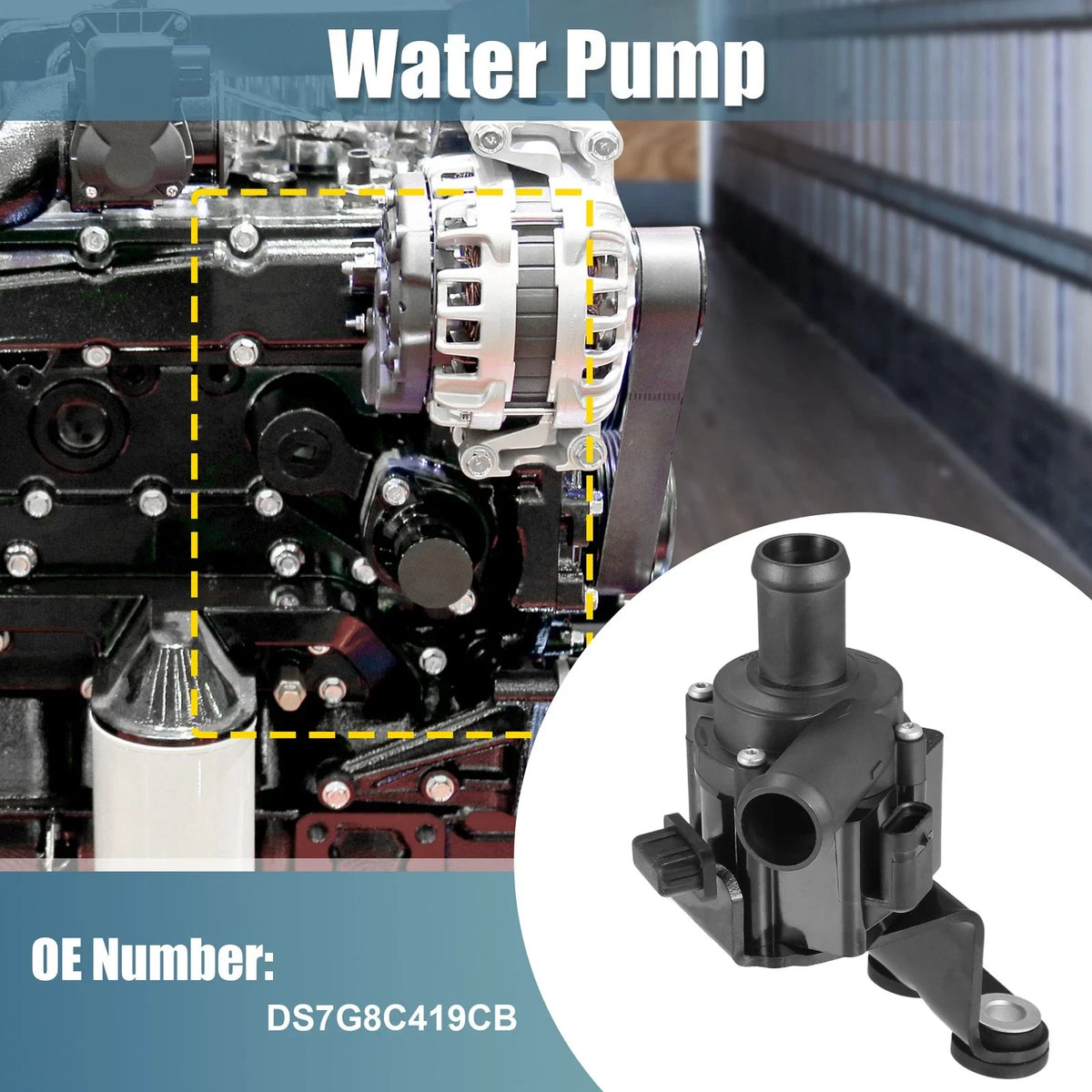 Water Pump Assembly No.DS7G8C419CB for Ford Escape (2013–2019)