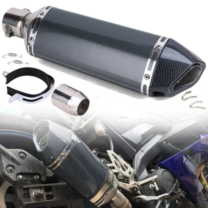 Slip-on Exhaust Muffler Tail Pipe for Kawasaki Ninja 250R 650R KLR650 (2008–2017)
