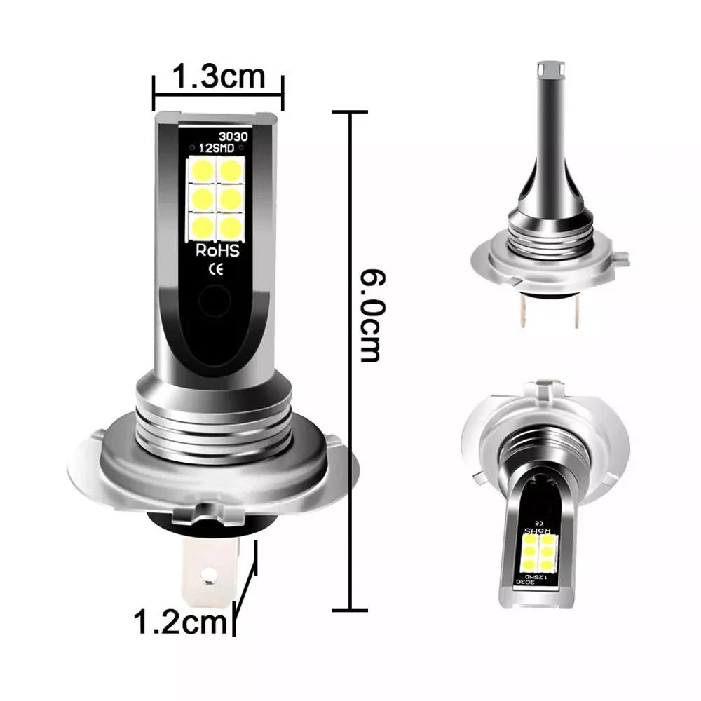 LED Spotlight Bulbs Pair for Renault KANGOO III MPV (2021–Present)