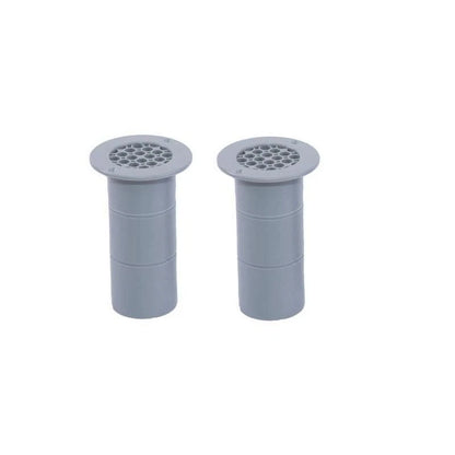 2X Gas Drop Out Round Floor Vent for Caravan Motorhome (75mm x 120mm) 870934