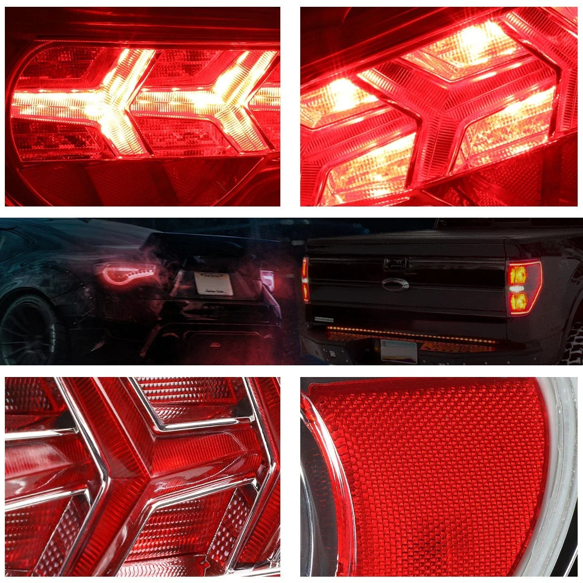 LED Chasing Arrow Tail Light Brake Lamp for Scion FRS (2013–2017)