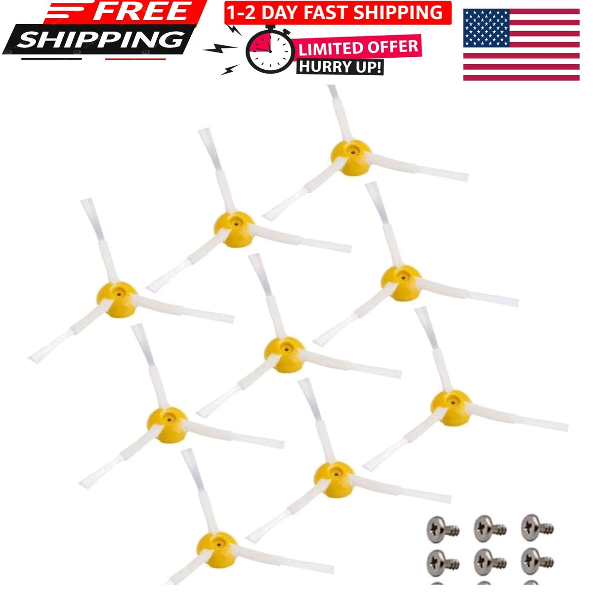 9X Side Brushes for iRobot Roomba 600-900 Series