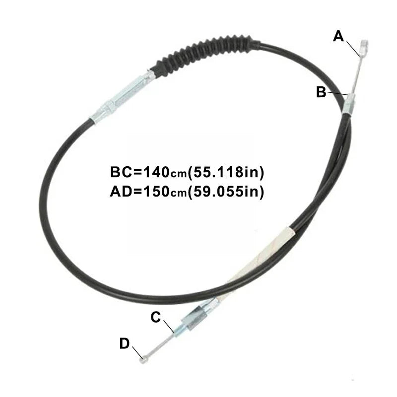 Clutch Cable for Harley Forty Eight XL1200X (2011–2022) 55-1/4" 140cm