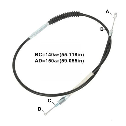 Clutch Cable for Harley Forty Eight XL1200X (2011–2022) 55-1/4" 140cm