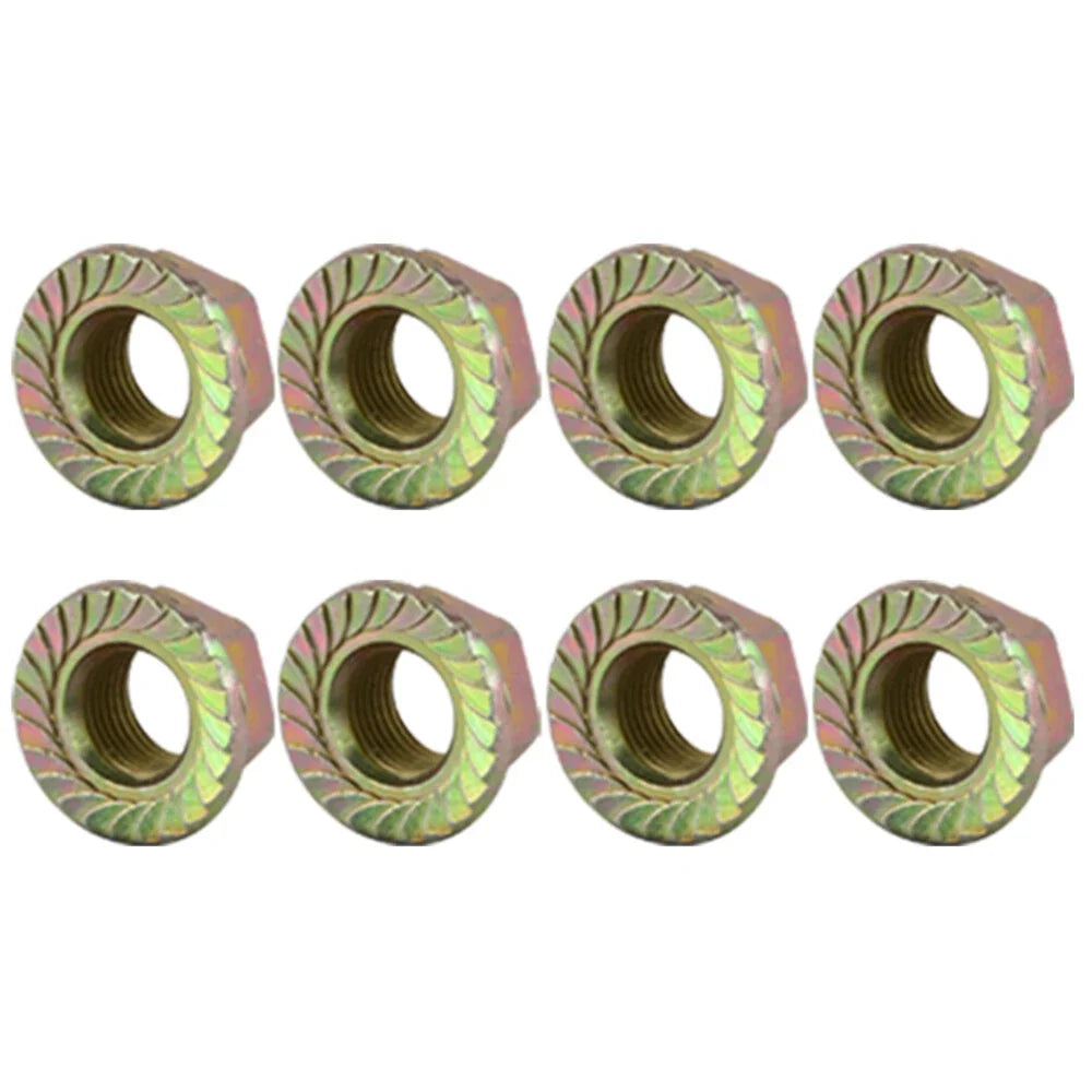 Set of 8 Flange Wheel Lug Nuts for Polaris Ranger 500 570 800 900