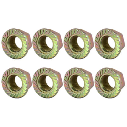 Set of 8 Flange Wheel Lug Nuts for Polaris Ranger 500 570 800 900
