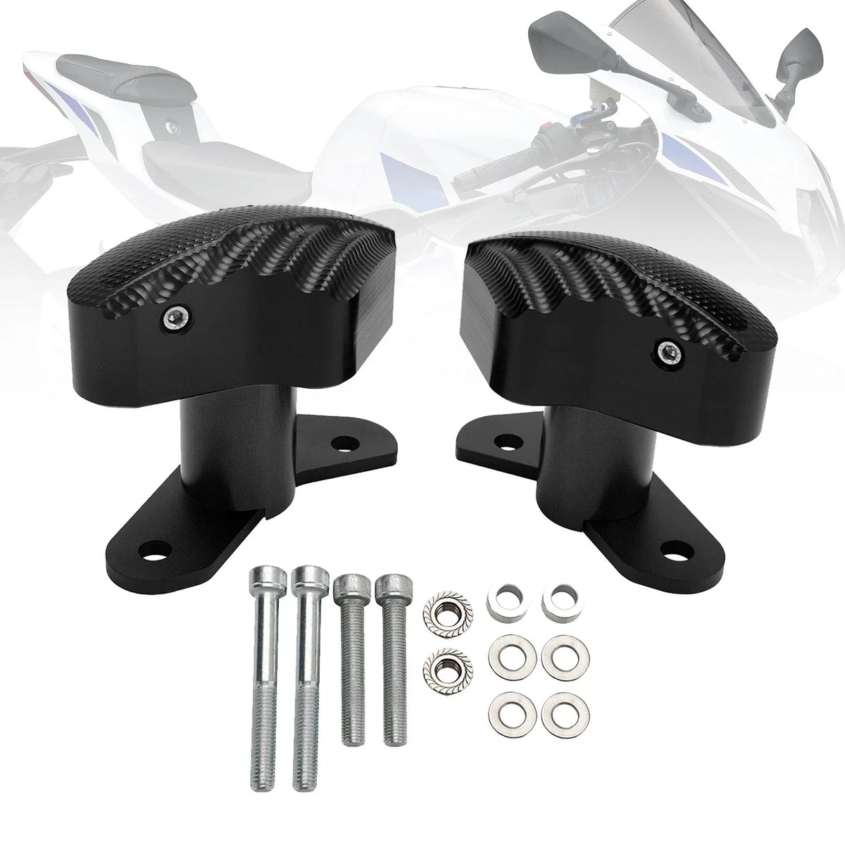 CNC Anti-Crash Frame Sliders Protector for Suzuki GSX-R1000 (2017–2023)