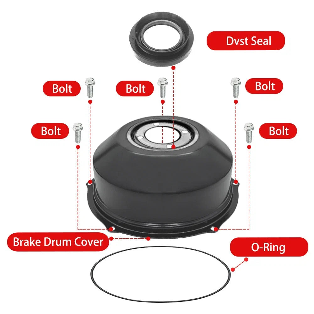 Rear Brake Drum Cover for Honda TRX300 TRX300FW (1988–2000)