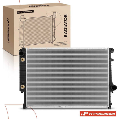 Radiator with Transmission Oil Cooler for BMW 535i 1988–1993
