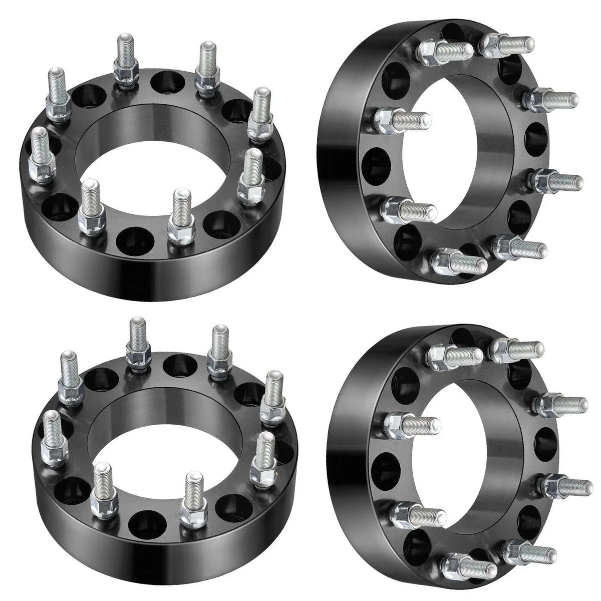 4X 2" Wheel Spacers 8x180 14x1.5 for GMC Chevy Silverado 2500HD 3500HD (2011–2023)