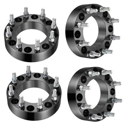 4X 2" Wheel Spacers 8x180 14x1.5 for GMC Chevy Silverado 2500HD 3500HD (2011–2023)