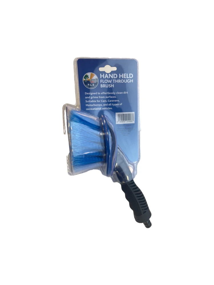 PLS Hand Held Flow Through Wash Brush for Car Caravan Motorhome (ES2026)