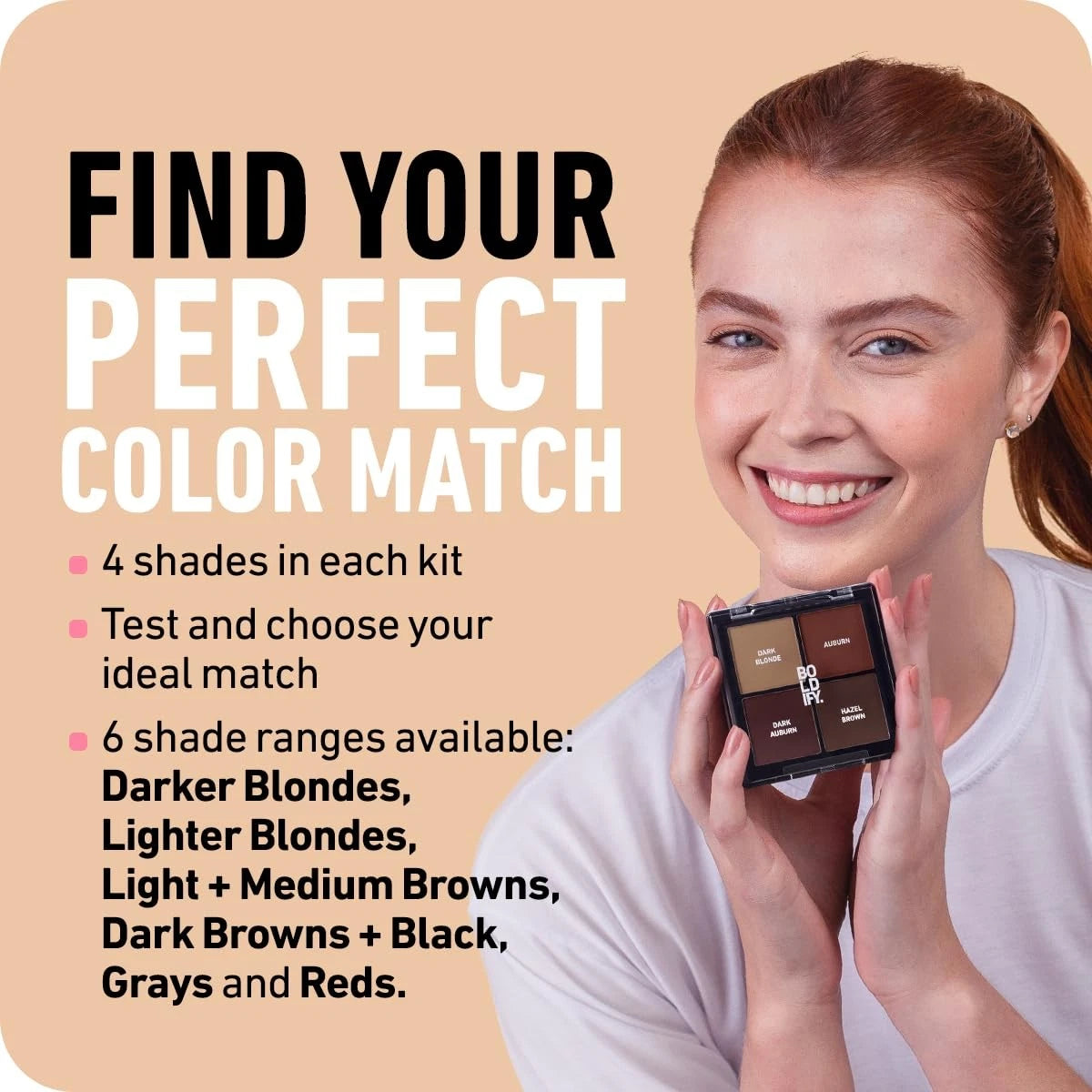 Hairline Powder Color Sample Kit for BOLDIFY (0.28 Ounce)