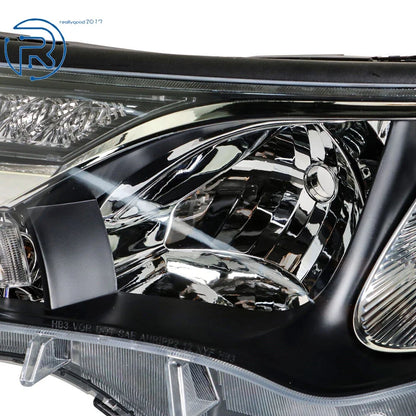 Set of 2 Halogen Headlights for Toyota RAV4 (2013–2015) Left+Right Side